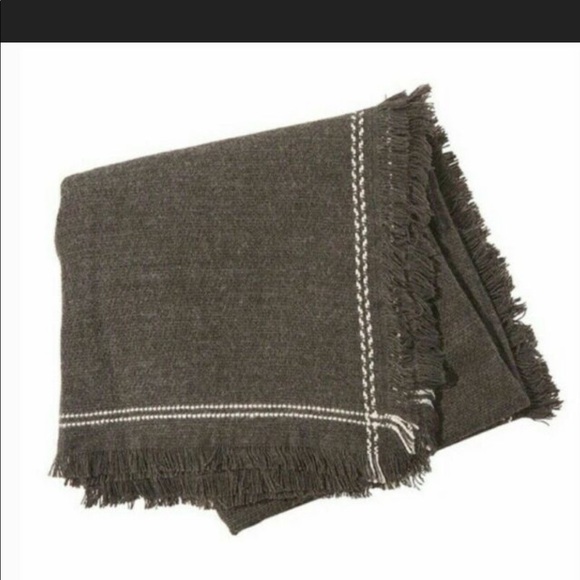 Olive & Pique LOLA Scarf in Charcoal NEW $84 - Picture 1 of 7